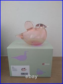Iittala Bird By Oiva Toikka Mother & Baby Salmon Pink
