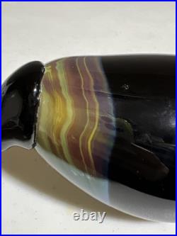 Iittala Bird Crow Oiva Toikka Nuutajarvi Art Glass Large 10 Finland Iittala Bird Crow Oiva Toikka Nuutajarvi Art Glass Large 10 Finland