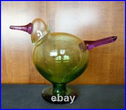 Iittala Bird Evening Bird Scope, apple green and amethyst from Japan Iittala Bird Evening Bird Scope, apple green and amethyst from Japan