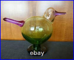Iittala Bird Evening Bird Scope, apple green and amethyst from Japan Iittala Bird Evening Bird Scope, apple green and amethyst from Japan