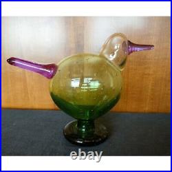 Iittala Bird Evening Bird Scope, apple green and amethyst iittala