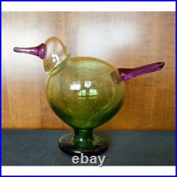 Iittala Bird Evening Bird Scope, apple green and amethyst iittala