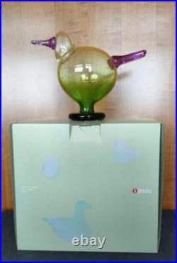 Iittala Bird Evening Bird Scope, apple green and amethyst iittala NEW