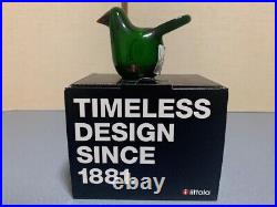 Iittala Bird Legged Sieppo Scope green brown 2017 New Limited to 1000 birds