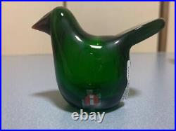 Iittala Bird Legged Sieppo Scope green brown 2017 New Limited to 1000 birds