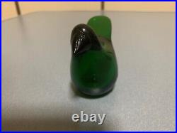 Iittala Bird Legged Sieppo Scope green brown 2017 New Limited to 1000 birds