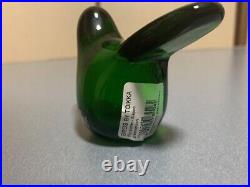 Iittala Bird Legged Sieppo Scope green brown 2017 New Limited to 1000 birds