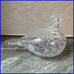 Iittala Bird Oiva Toikka Handmade Glass Art Designer simple Finland Japan