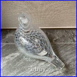 Iittala Bird Oiva Toikka Handmade Glass Art Designer simple Finland Japan