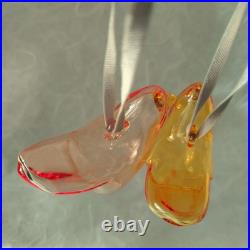 Iittala Bird Ornament Pink and Yellow Set of 2