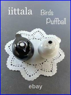 Iittala Bird Puff Ball Black White 2Set