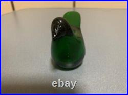Iittala Bird Sieppo Green x Brown color With Box from Japan Limited to 1000 bird