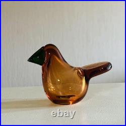 Iittala Bird Sieppo Seville Orange x Green scope Ornament Interior
