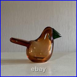 Iittala Bird Sieppo Seville Orange x Green scope Ornament Interior