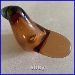 Iittala Bird Sieppo Seville Orange x Green scope Ornament Interior
