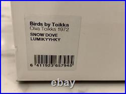 Iittala Bird Snow Dove Oiva Toikka 1972 With Box