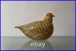 Iittala Bird Swamp Curlew Oiva Toikka Design2006 Large Glass Art 20cmJP