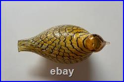 Iittala Bird Swamp Curlew Oiva Toikka Design2006 Large Glass Art 20cmJP
