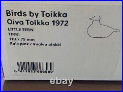 Iittala Bird by Toikka Little Tern Tirri Pale Pink Glasses