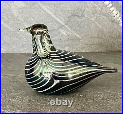 Iittala Bird by Toikka Signed Glass Bird