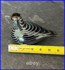 Iittala Bird by Toikka Signed Glass Bird