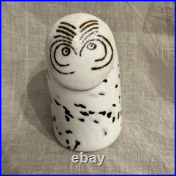 Iittala Bird by Toikka Snowy Owl Finland Glass Art Unused