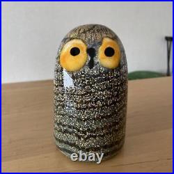 Iittala Birds By Toikka Barn Owl Color Brown Yellow Made in Finland No Box