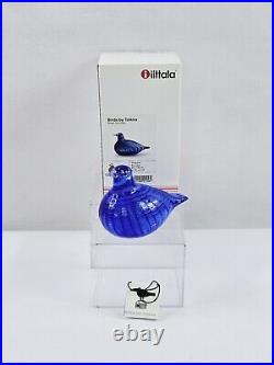 Iittala Birds By Toikka Blue Bird Sinisulka Design By Ovia Toikka Signed with Box