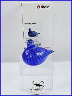 Iittala Birds By Toikka Blue Bird Sinisulka Design By Ovia Toikka Signed with Box
