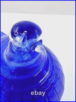 Iittala Birds By Toikka Blue Bird Sinisulka Design By Ovia Toikka Signed with Box