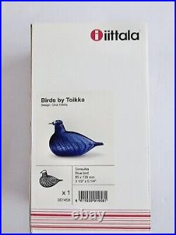Iittala Birds By Toikka Blue Bird Sinisulka Design By Ovia Toikka Signed with Box