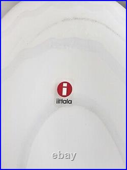 Iittala Birds By Toikka White Bird Signed Art Glass Nuutajarvi Finland Rare