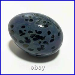 Iittala Birds Egg Blue Gray Oiva Toikka W80×D55×H50mm