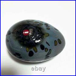 Iittala Birds Egg Blue Gray Oiva Toikka W80×D55×H50mm