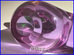 Iittala Birds Glass Figurine Sieppo Amethyst Green Limited of 1000 Oiva Toikka