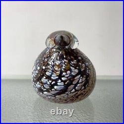 Iittala Birds Glass Figurine Spotted Crake 2002 Nuutajarvi Oiva Toikka