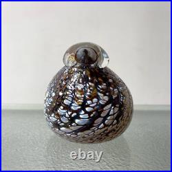 Iittala Birds Oiva Toikka Glass Figurine Spotted Crake Nuutajarvi 2001