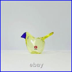 Iittala Birds Sieppo Lemon Blue Omotesando Limited Oiva Toikka Glass