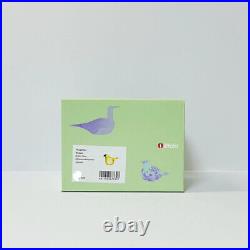 Iittala Birds Sieppo Lemon Blue Omotesando Limited Oiva Toikka Glass