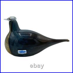 Iittala Birds Toikka Art Glass NUUTAJARVI Finland 17cm Rare Decor