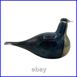 Iittala Birds Toikka Art Glass NUUTAJARVI Finland 17cm Rare Decor