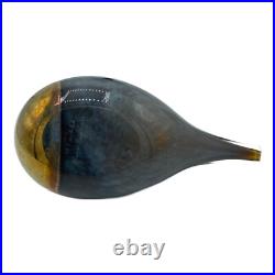 Iittala Birds Toikka Art Glass NUUTAJARVI Finland 17cm Rare Decor