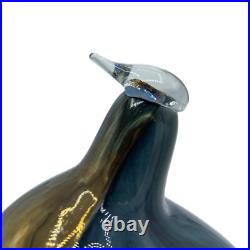 Iittala Birds Toikka Art Glass NUUTAJARVI Finland 17cm Rare Decor