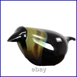 Iittala Birds Toikka Crow 1982 Vintage Oiva Toikka Nuutajärvi Finland Iittala Birds Toikka Crow 1982 Vintage Oiva Toikka Nuutajärvi Finland