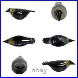 Iittala Birds Toikka Crow 1982 Vintage Oiva Toikka Nuutajärvi Finland Iittala Birds Toikka Crow 1982 Vintage Oiva Toikka Nuutajärvi Finland