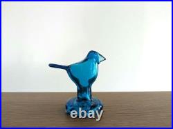 Iittala Birds Toikka Mini Sieppo Turquoise Sky Blue Glass Art Oiva Scope 2503M