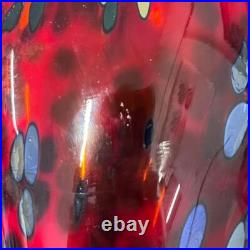 Iittala Birds Toikka Ruby Bird Art Glass Finland Handmade Collectible