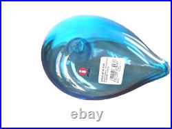 Iittala Birds Toikka Shorebird Turquoise Blue 2023 USA Finland Exclusive