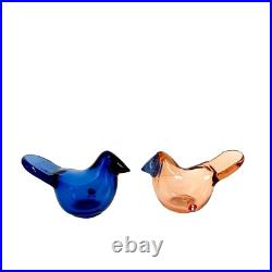 Iittala Birds Toikka Sieppo 2-Set 100mm x 67mm Rare Vintage