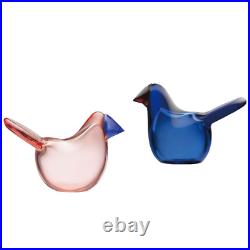Iittala Birds Toikka Sieppo 2-Set 100mm x 67mm Rare Vintage